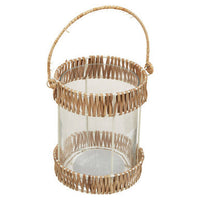Kuta Natural And White Small Lantern