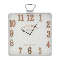 Hampstead Pocket Style Square Wall Clock