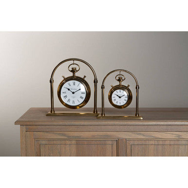 Hampstead Small Round Mantel Clock