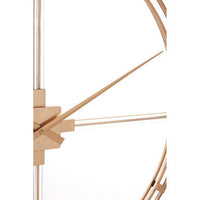 Beauly Gold Finish Metal Wall Clock