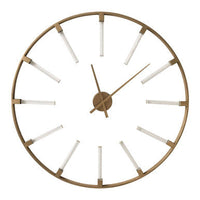 Beauly Gold Finish Round Wall Clock