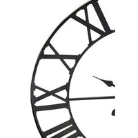 Genova  Black Metal Wall Clock
