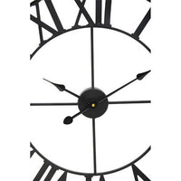 Genova  Black Metal Wall Clock