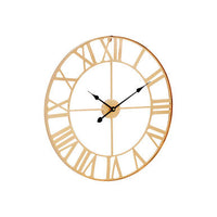 Genova Large Gold Metal Wall Clock