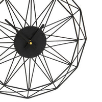 Genova Small Black Metal Wall Clock