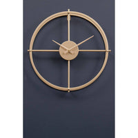 Kent Small Gold Finish Wall Clock
