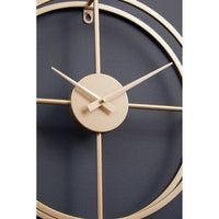 Kent Small Gold Finish Wall Clock