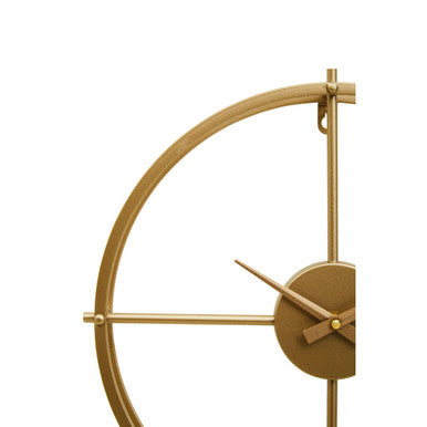 Kent Small Gold Finish Wall Clock