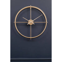 Kent Large Gold Finish Wall Clock