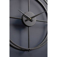 Kent Small Black Finish Wall Clock