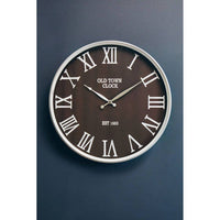 Kent Black And Silver Wall Clock