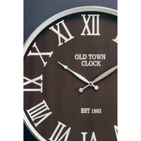 Kent Black And Silver Wall Clock