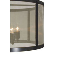 Hampstead Black Finish Floor Lamp With Hints of Gold