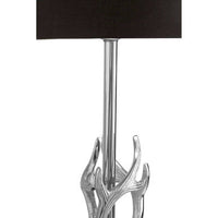 Antler Table Lamp with Marble Base