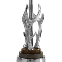 Antler Table Lamp with Marble Base