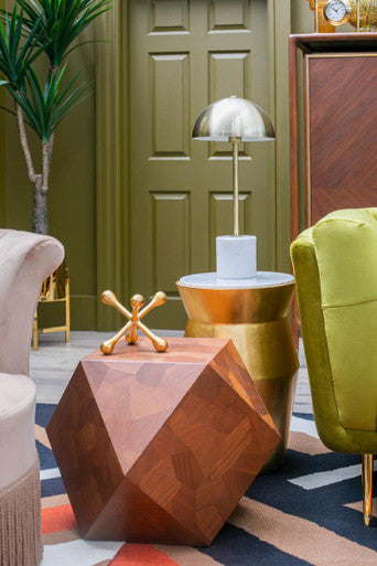 Murdoch Table Lamp with White Marble Base