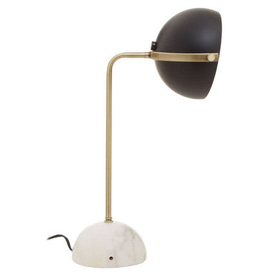 Murdoch Brass Finish Table Lamp with Marble Base