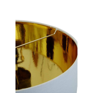 Ebony Table Lamp Chrome Base