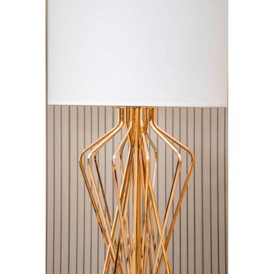 Kensington Townhouse White Shade Table Lamp