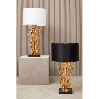 Kensington Townhouse White Shade Table Lamp