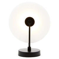 Waldorf White Marble And Black Table Lamp