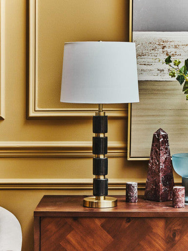 Nula Black And Gold Table Lamp