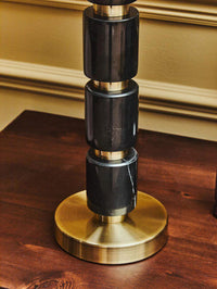 Nula Black And Gold Table Lamp