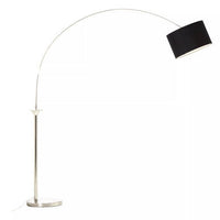 Hubert Satin Nickel Finish Metal Floor Lamp