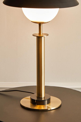 Octavia Gold Finish Metal Table Lamp