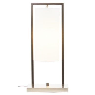 Atkins Nickel Finish Table Lamp