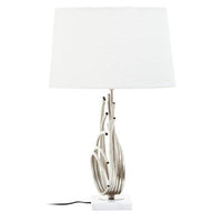 Zaha Brushed Chrome Spoke Table Lamp