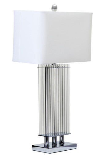 Elana Table Lamp With Matte Silver Base