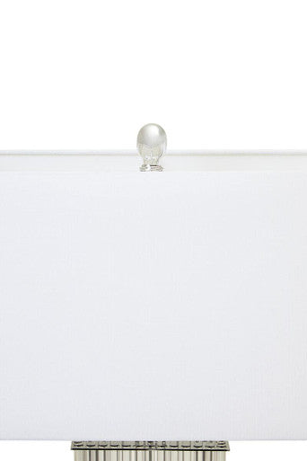 Elana Table Lamp With Matte Silver Base