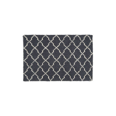 Bosie Kensington Townhouse Grey Diamond Lattice Rug