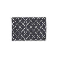 Bosie Kensington Townhouse Grey Diamond Lattice Rug