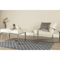 Bosie Kensington Townhouse Large Grey Diamond Lattice Rug