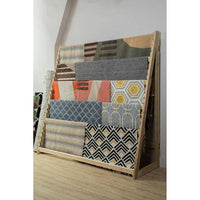 Bosie Oslo Grey, White and Green Hand-Woven Rug