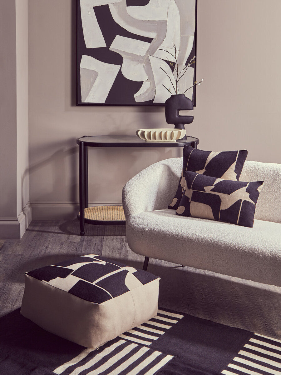 Bosie Black And White Rug