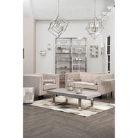 Bosie Safira Small Grey Hair on Leather Patchwork Rug for Sophisticated Homes
