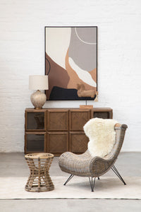 Bosie Jango Large Geometric Ivory Rug