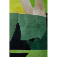 Bosie Safira Botanical Hair-on-Leather Rug - Small Nature-Inspired Design