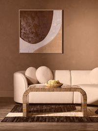 Bosie Safira Large Abstract Hair-On Leather Rug