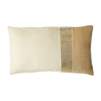 Bosie Kensington Townhouse Cream And Gold Rectangular Cushion