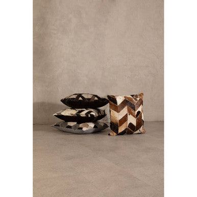 Bosie Safira Natural Patchwork Cushion