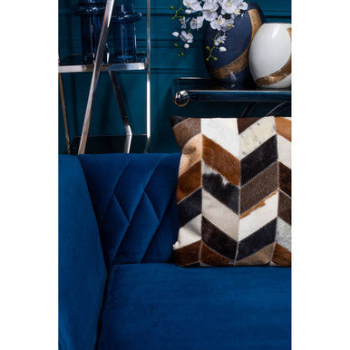 Bosie Safira Natural Patchwork Cushion