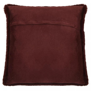 Bosie Lamina Red Wine Square Cushion