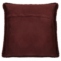 Bosie Lamina Red Wine Square Cushion