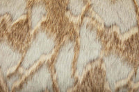 Bosie Lamina Grey And Natural Fur Cushion