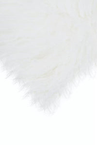 Bosie Mongolian Fur Grey Ombre Rectangular Cushion