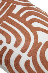 Bosie Ozella Natural and Terracotta Cushion